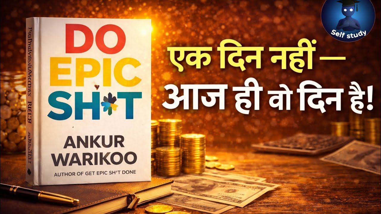 DO EPIC SHIT book hindi Summary | Self study | Audio book hindi | एक दिन नहीं - आज ही वो दिन है 📚