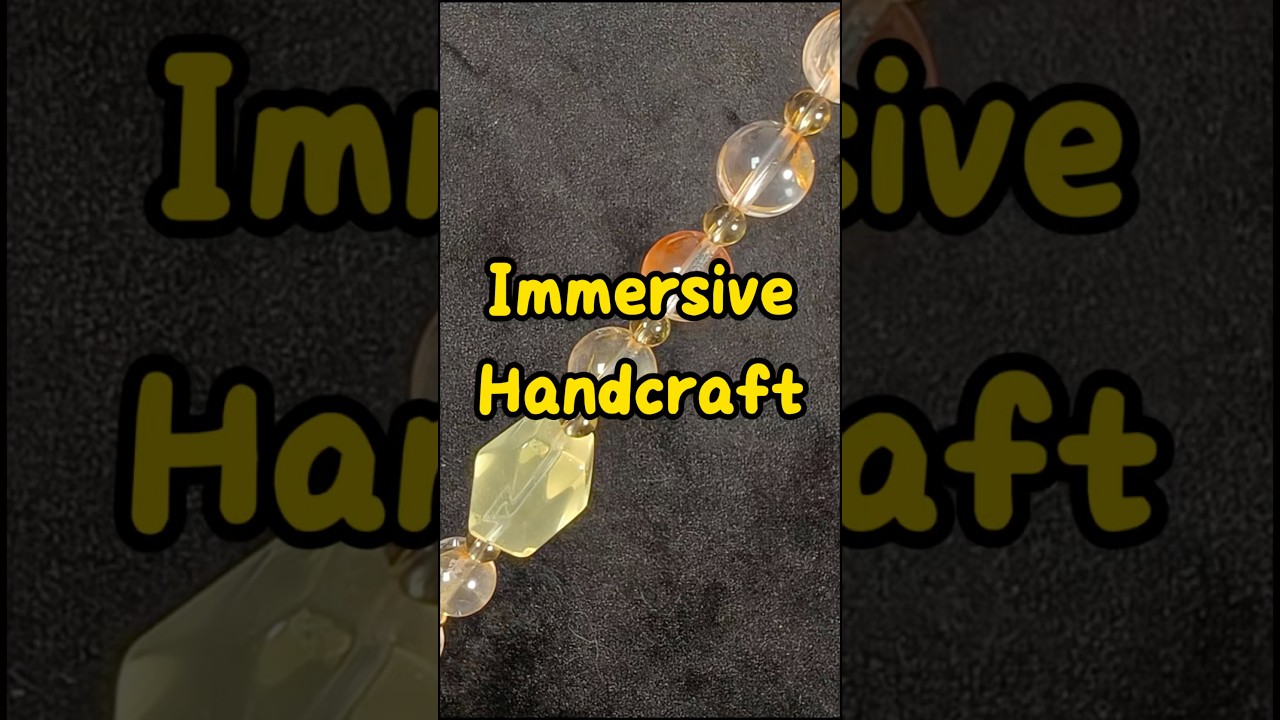 Handmade natural crystal bracelet 