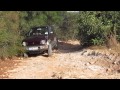 Rock crawling Mitsubishi Pajero Jr