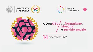 Area Formazione, Filosofia e Servizio sociale - OpenWeeks dicembre 2022