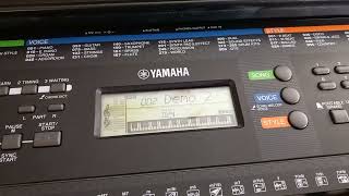 Yamaha PSR E 253 demo