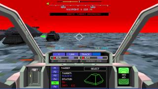 EarthSiege 2 - 1 Maverick destroys Cybrid Command Elements (Elite)