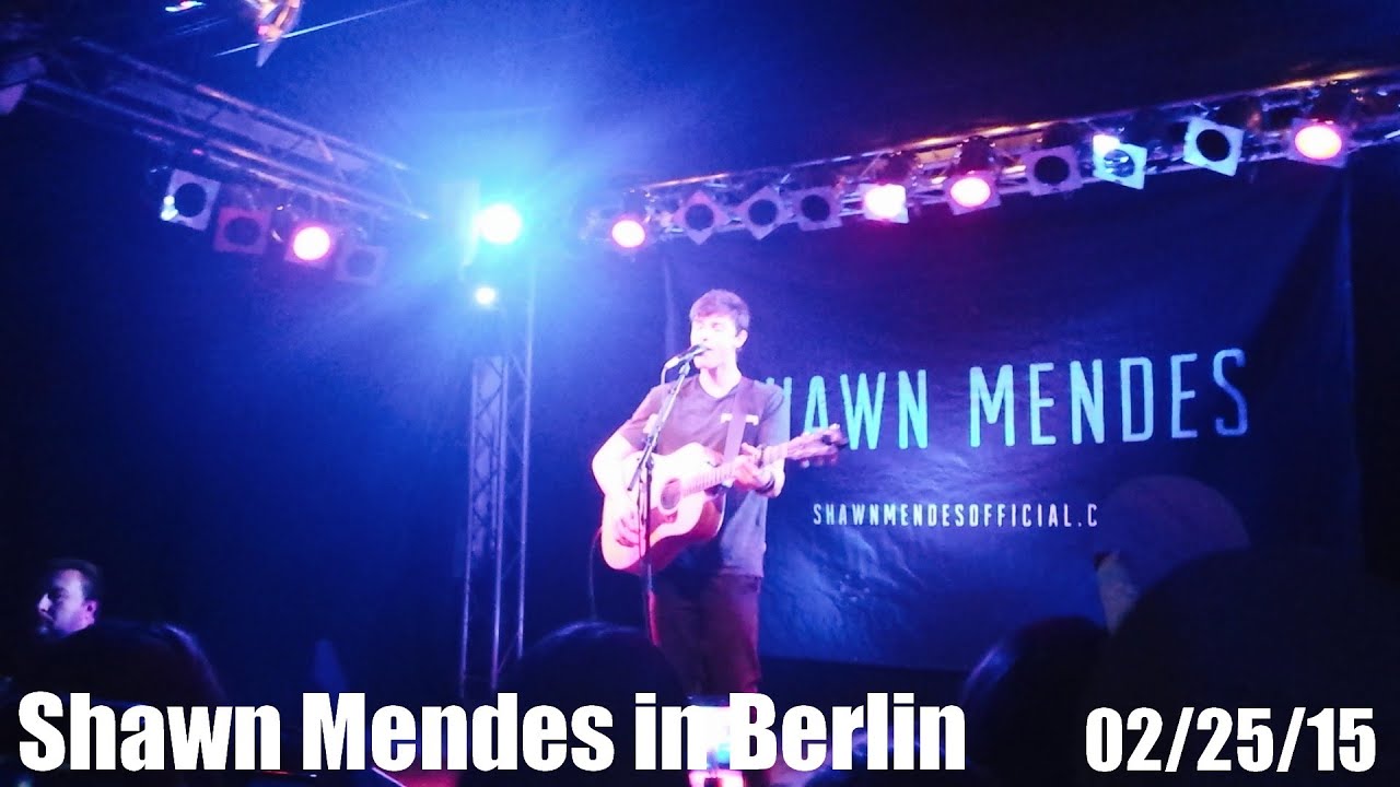 SHAWN MENDES IN BERLIN Feb 25th 2015 // AFY YouTube