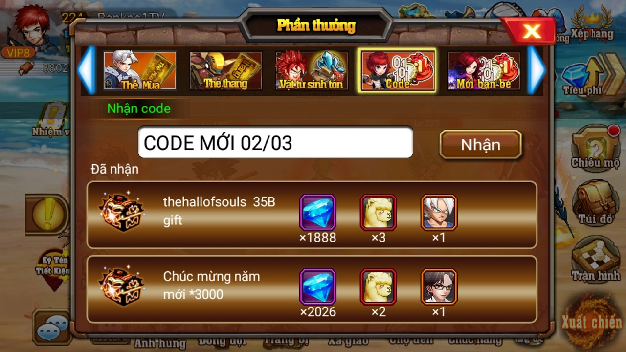 Siêu Anh Hùng Hội Tụ - 1 Giftcode Siêu Anh Hùng Hội Tụ Mới & Bán Kết Thần Vực China