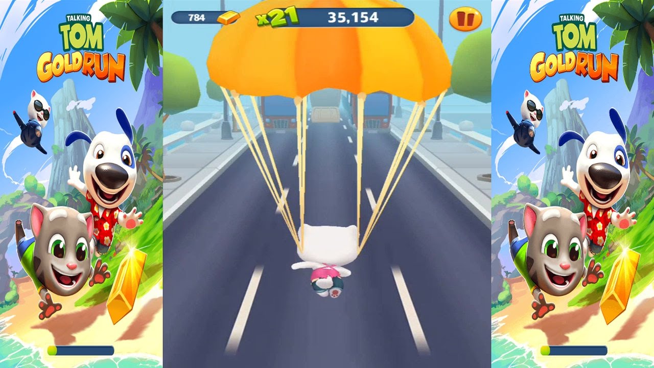 Talking Tom Gold Run Gameplay 6 Max Game YouTube