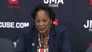 Postgame Press Conference Syracuse Vs. Binghamton