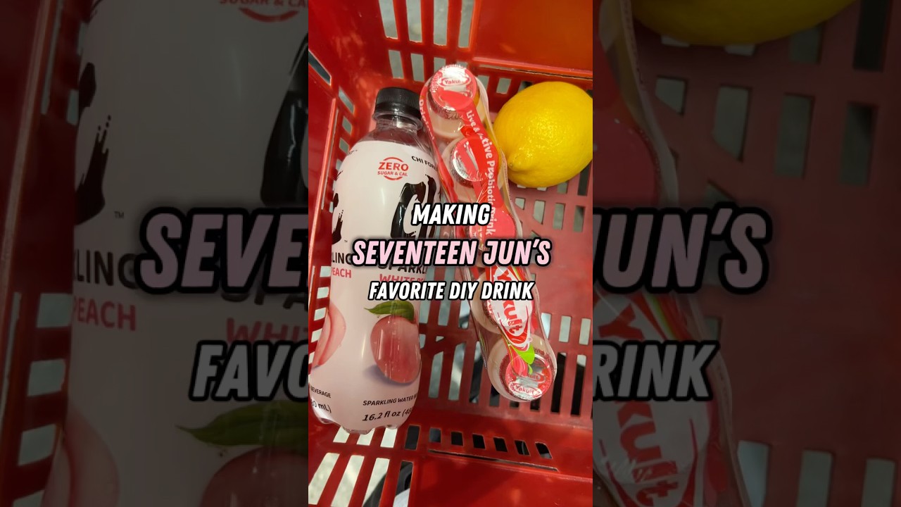 Let’s try making Jun’s favorite drink using Chi-Forest Peach! 🍑 