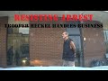 Short Pursuit to suspect's house - Tries to FIGHT Arkansas State Police Trooper (Suspect didn't win)