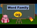 Word Family Ag Ag Word Ending