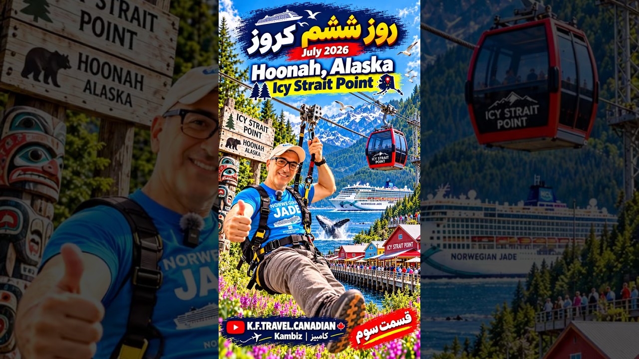 ICY Strait Point Adventure 🚡🔥 | Zipline & Gondola in Hoonah Alaska | Norwegian Jade – قسمت سوم