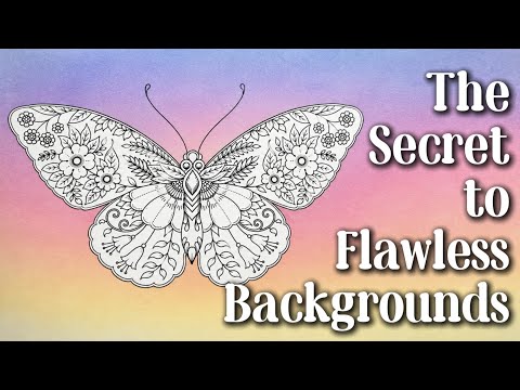 The EASIEST Way to Get Perfect Backgrounds in Colouring Books