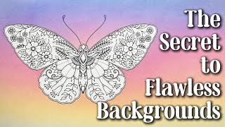 The EASIEST Way to Get Perfect Backgrounds in Colouring Books