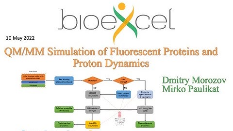 BioExcel Webinar #65: QM/MM Simulation of Fluorescent Proteins and Proton Dynamics
