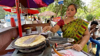 Mumbai Aunty Serves Loaded Maggi Paratha | Indian Street Food