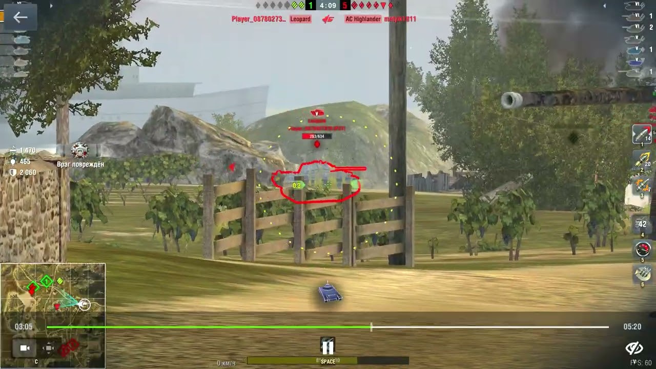 WoT Blitz ОСТАЛСЯ 1v5 УНИЧТОЖИЛ ВСЕХ В БОЮ