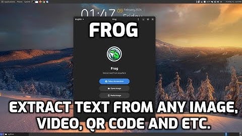 Frog: Extract Text from Any Image, Video, QR Code and Etc.