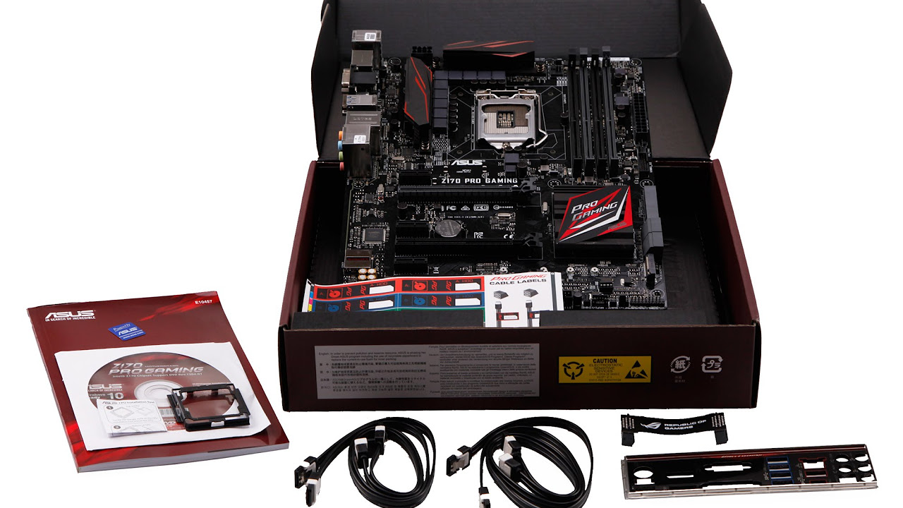 Asus Z170 pro gaming, i5 6600k,16gb ddr4