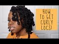 Pipe Cleaner Curls on Locs | How to get Curly Locs