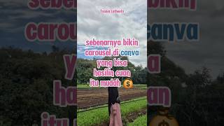 CARA BIKIN KONTEN CAROUSEL di CANVA yang bisa HASILIN CUAN #produkdigital