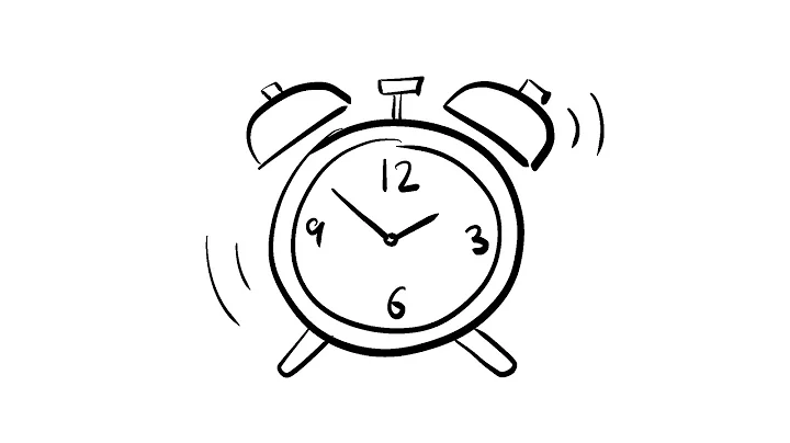How to Draw a Simple Alarm Clock | Step-by-Step Lesson