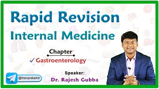 Rapid revision Internal medicine (Gastroenterology) - NEET PG 2023