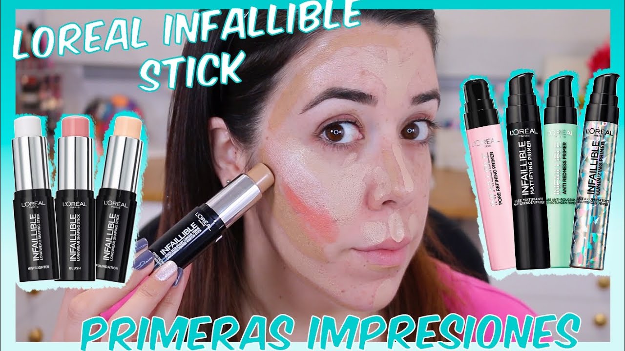 L´ORÉAL PARIS INFALLIBLE STICK 24hr  + PRIMERS | PONIENDO A PRUEBA #Ad