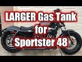 Harley 48 Gas Tank : Harley Davidson Sportster 48 with 4.5 gallon gas tank and ... - 2 sizes motorcycle gas tank leather bag dash console center pouch bag leather for harley sportster xl48 883 1200.