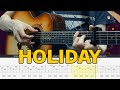 Scorpions – Holiday. Fingerstyle Guitar Tabs