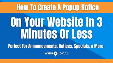 How to create a popup on your website in 3 minutes or less