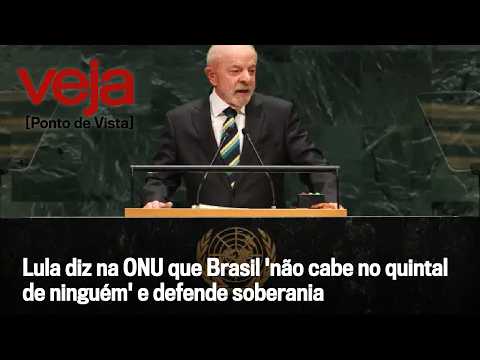 President Lula takes a jab at Trump in UN speech