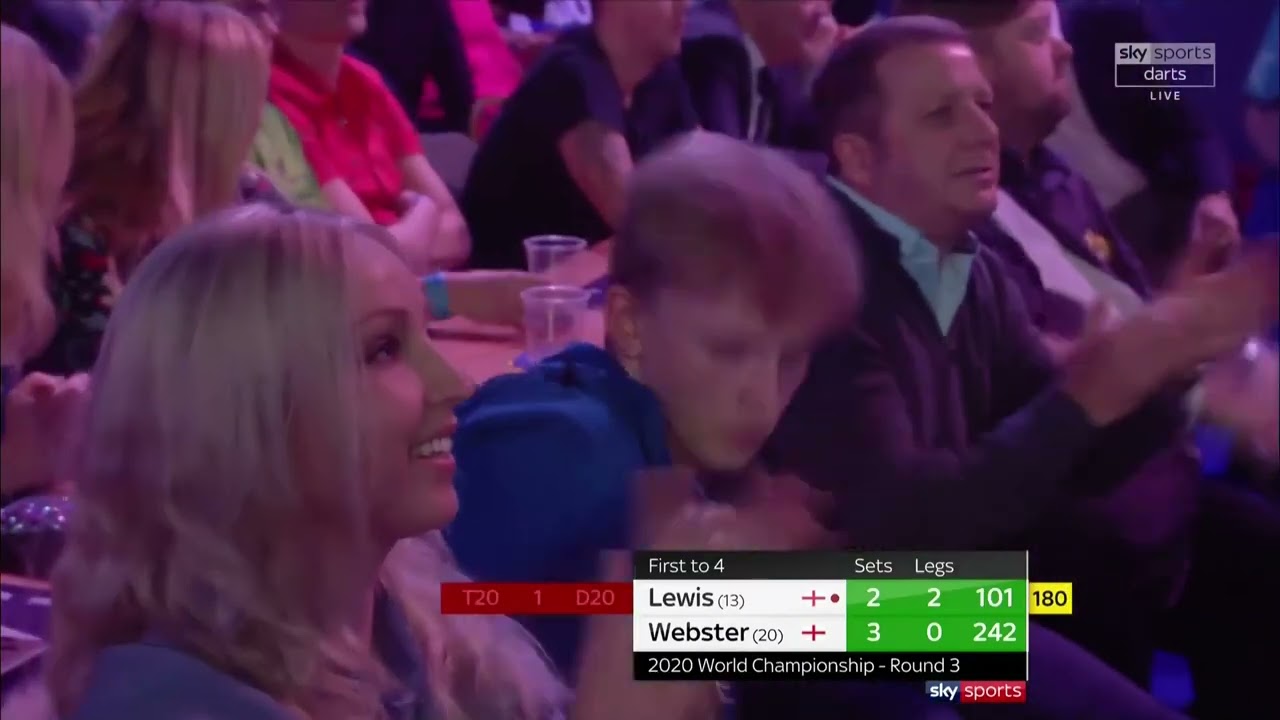 Quality Darts! Adrian Lewis v Darren Webster 2020 World Darts Championship