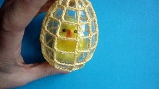 Вязание крючком - Пасхальные яйца - Crochet Easter eggs(Подписаться на все новые видео-уроки по емайл: http://feedburner.google.com/fb/a/mailverify?uri=knittingforbeginners/video ..., 2013-04-11T17:00:21.000Z)