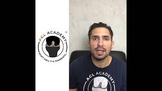 ACL Q&A-6 week post op recommendations #aclrecovery #aclrehab #aclrehabilitation