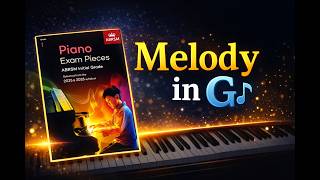 Melody in G - ABRSM Piano Initial grade B1