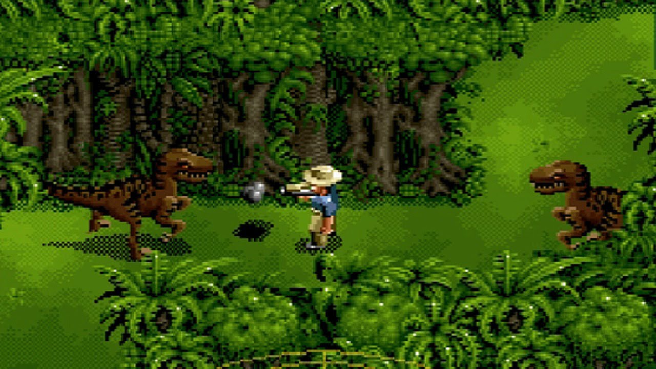 Jurassic Park - Super Nintendo. Jogo do Parque dos dinossauros até o fim  com legendas em português. 