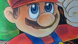 Mario Bros speed Drawing | Super Mario Bros #shorts screenshot 5