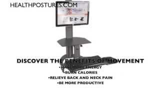 TaskMate Go sit stand adjustable height workstation