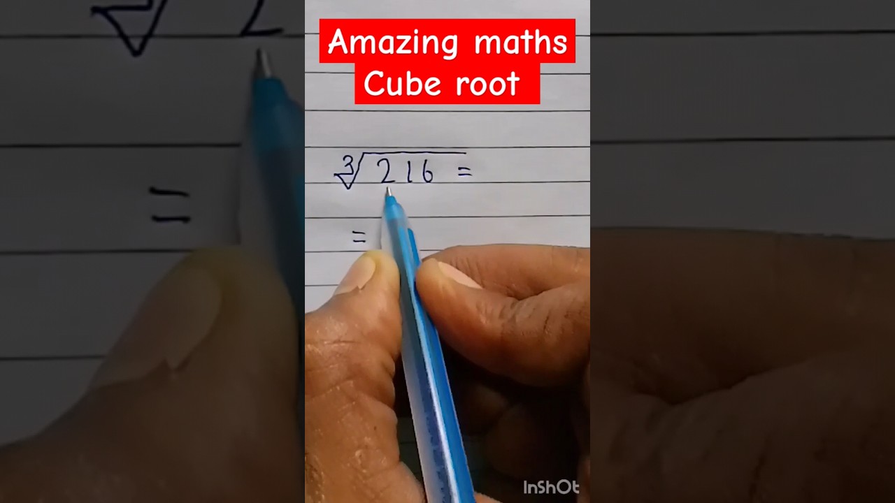 cube root dear sir cube root tricks 