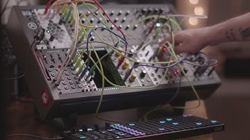 Oxi one | My first jam with Moog mavis into a modular system.