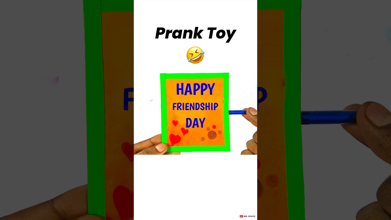 How to Make friendship day Prank Card 
