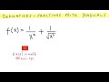 Derivative of rational functions with radicals | Calculus | Segun Ofe