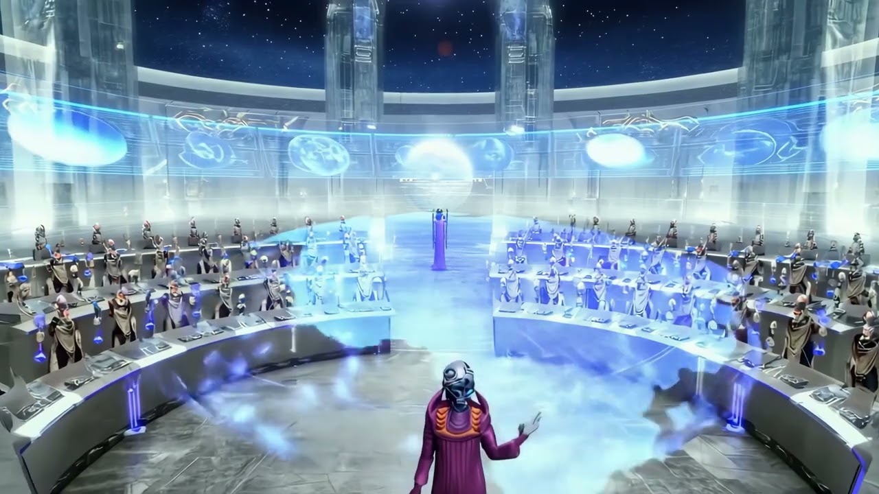 Master of Orion 2 | Psilon Leader Speaks in Parliament