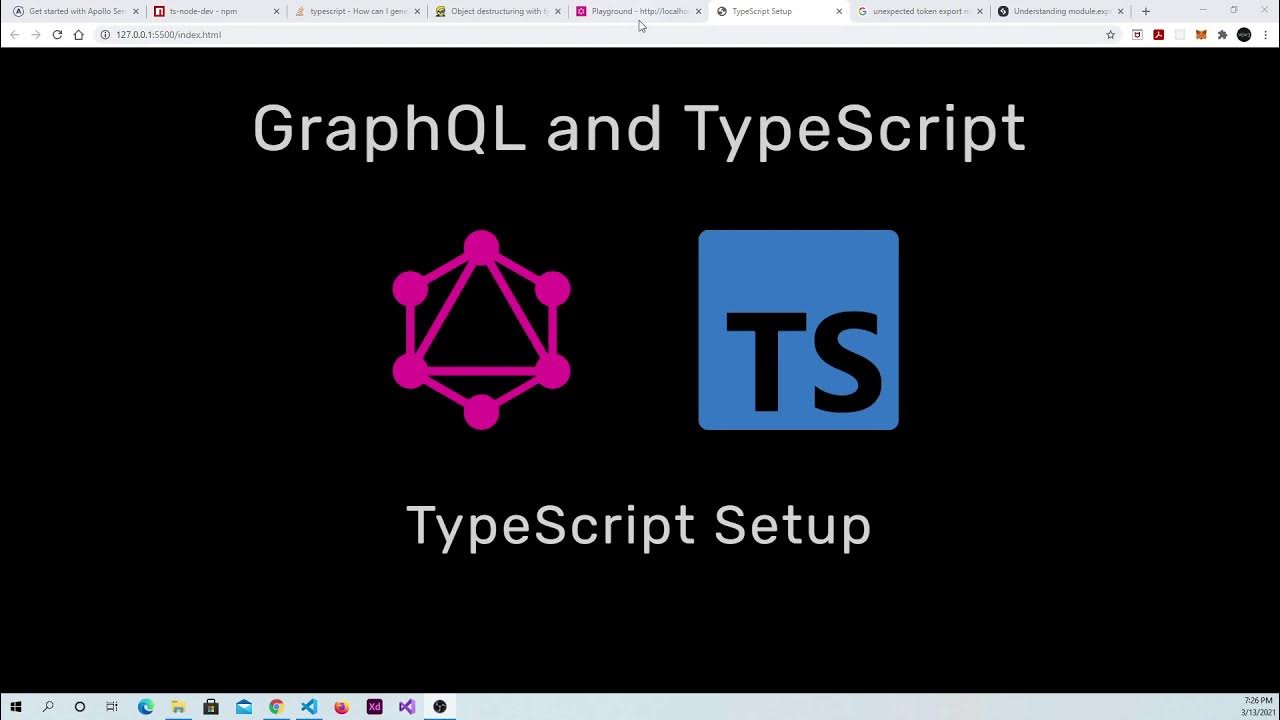 2. GraphQL and TypeScript: TypeScript Setup - YouTube