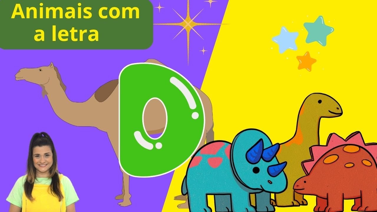 ANIMAIS QUE COMEÇAM COM A LETRA D / OS ANIMAIS PARA CRIANÇAS - YouTube