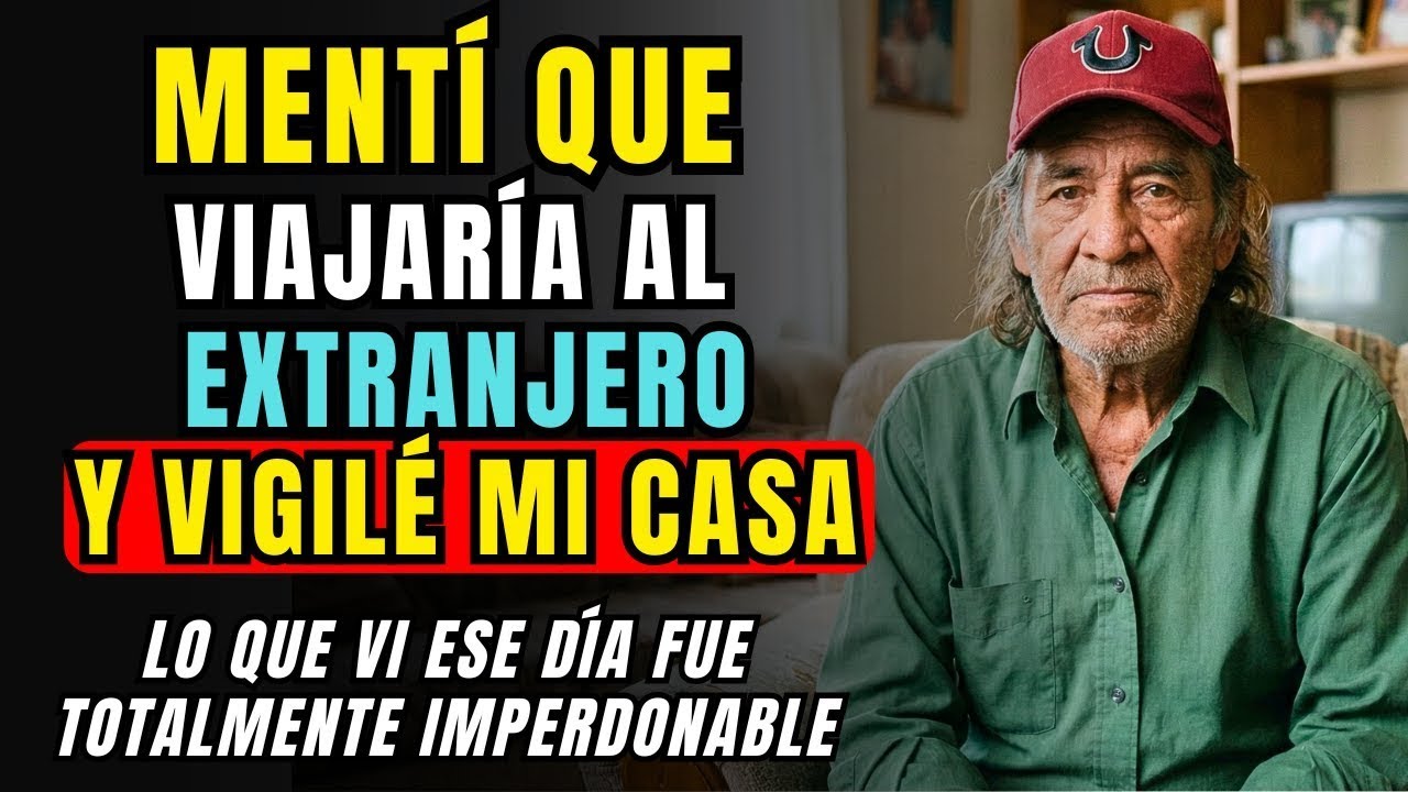 Mentí que viajaría a U S A  y VIGILÉ MI CASA… hasta que vi algo que no pude perdonar