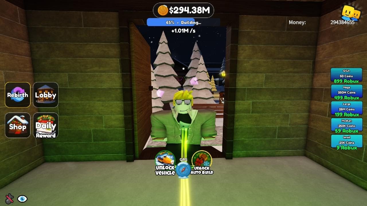 Roblox Winter Village Tycoon PS5 Day