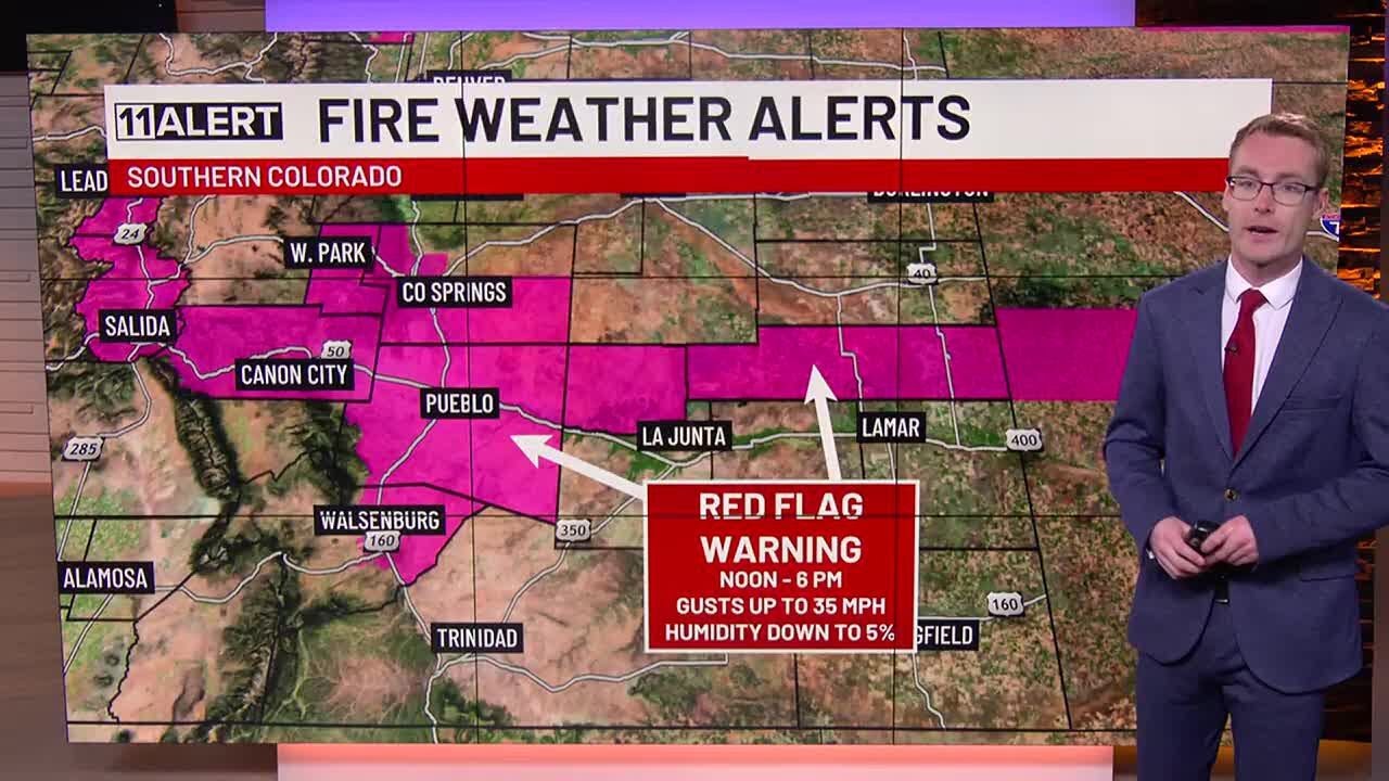Mild with high fire danger Monday, watching late-week storm - YouTube