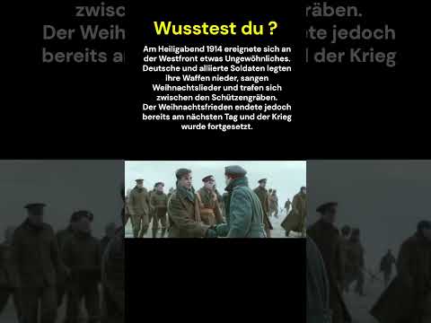 Der Weihnachtsfrieden von 1914  #ww1 #history #worldwar2history #weltkrieg #shorts #trending by Histomation
