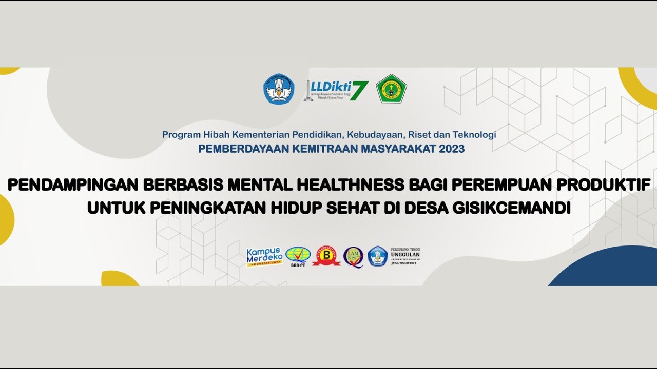 Healthness Bangun Kualitas Hidup Keluarga melalui Mental Healthness bagi Perempuan ...