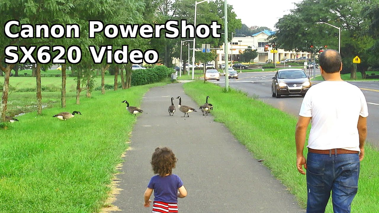 Canon PowerShot SX620 HS Camera 25x Optical Zoom 1080p HD Video Test  Footage Review